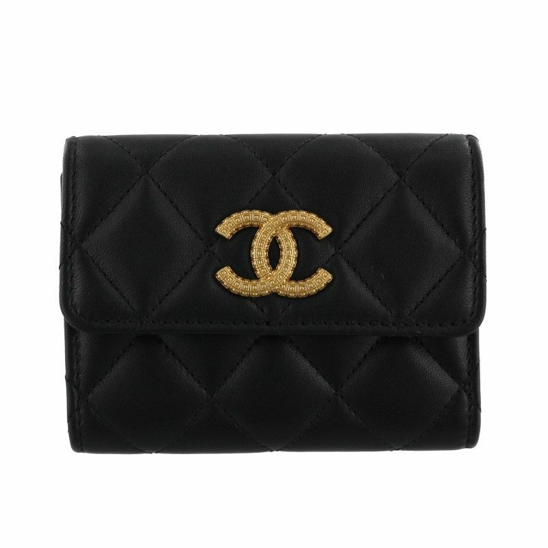 シャネル CHANEL カードケース レディース ブラック AP3410 B12929
