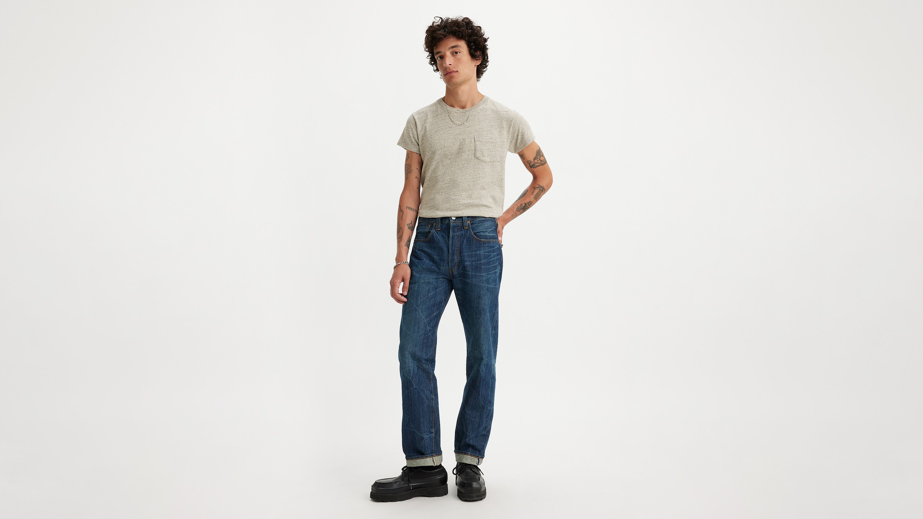 1947 501® Original Fit Selvedge Men's Jeans - Medium Wash | Levi's® US