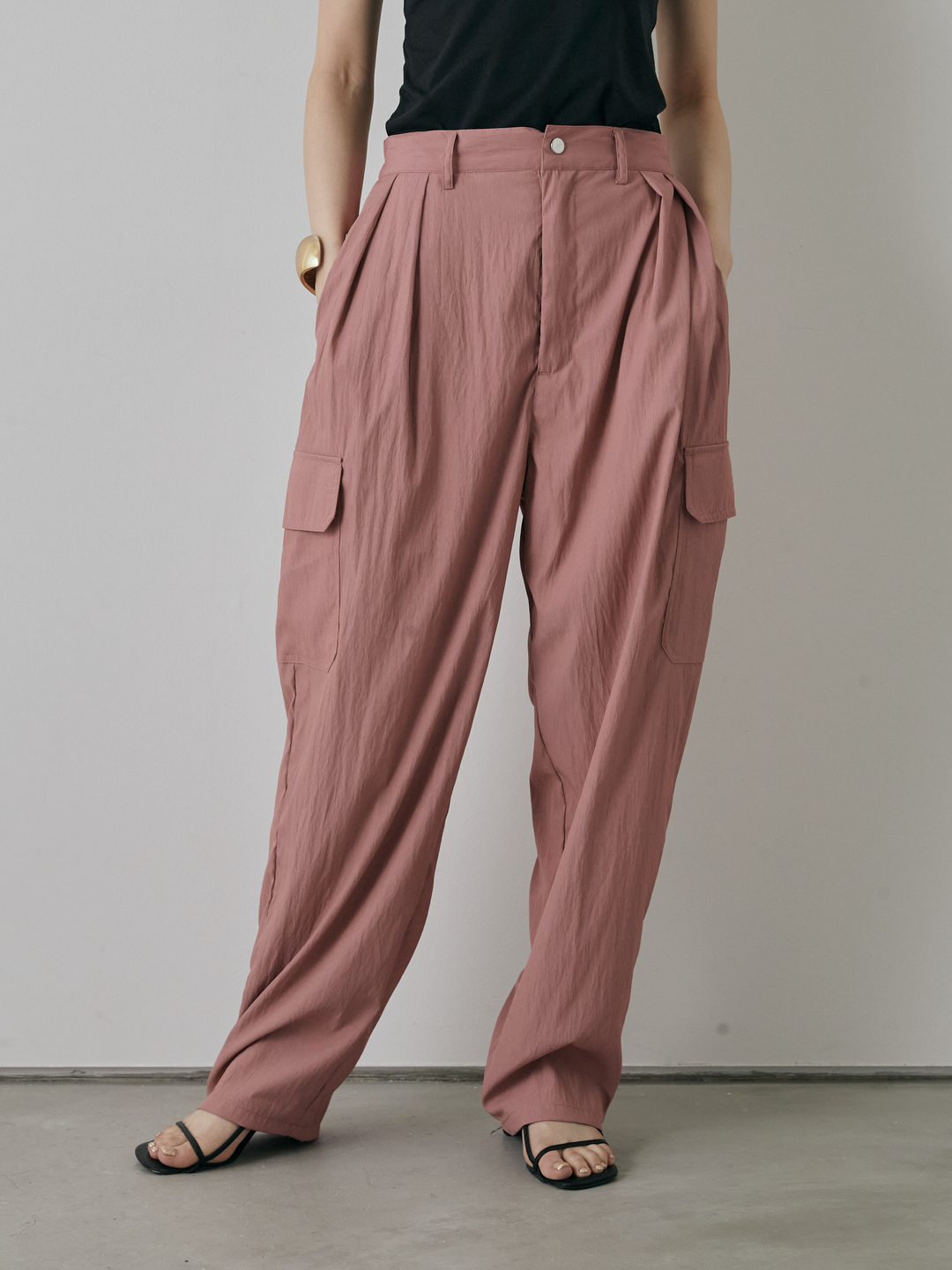 予約]ミリタリーカーゴパンツ/ピンク – Lumier