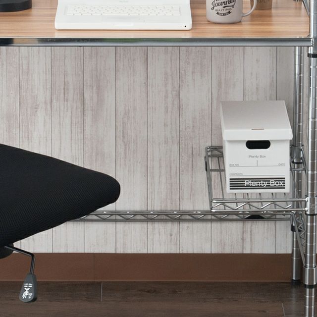 スチールハーフシェルフ 幅46×奥行25cm ルミナスレギュラー スチール