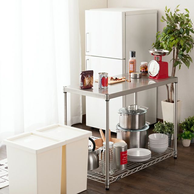 スチールラック 幅120cm 4段 ルミナスプレミアム 高度防錆加工