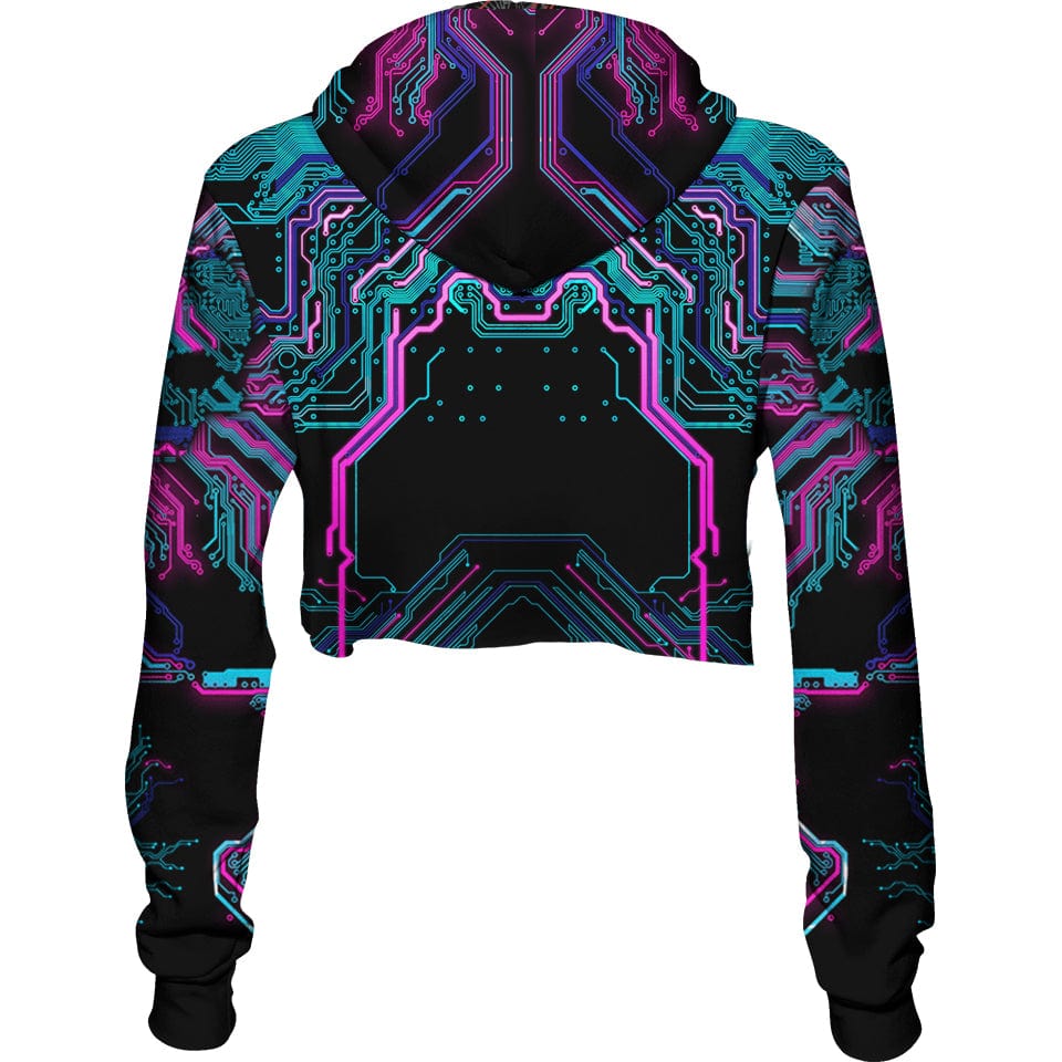 Cyber Crop Hoodie - Limited – Lunafide