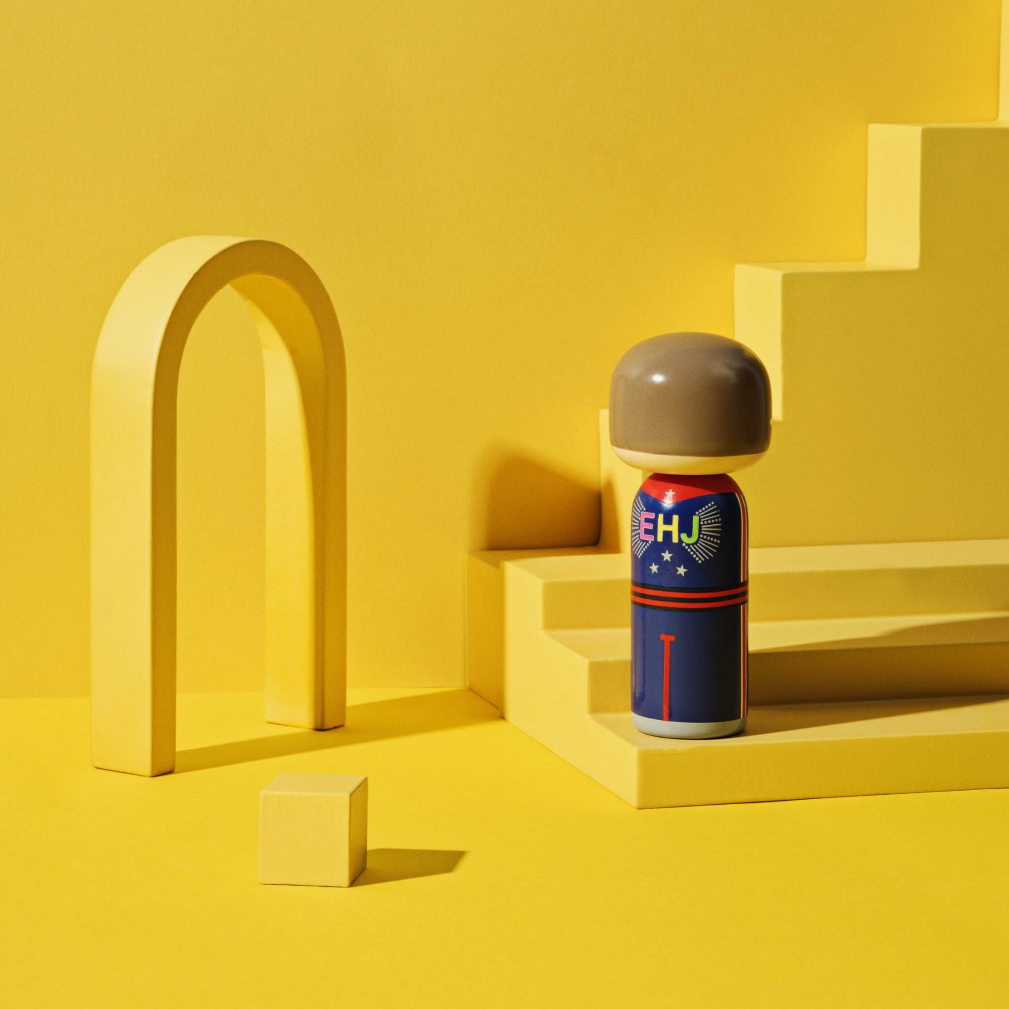 Elton John - Farewell Yellow Brick Road Kokeshi | Iconic Tribute