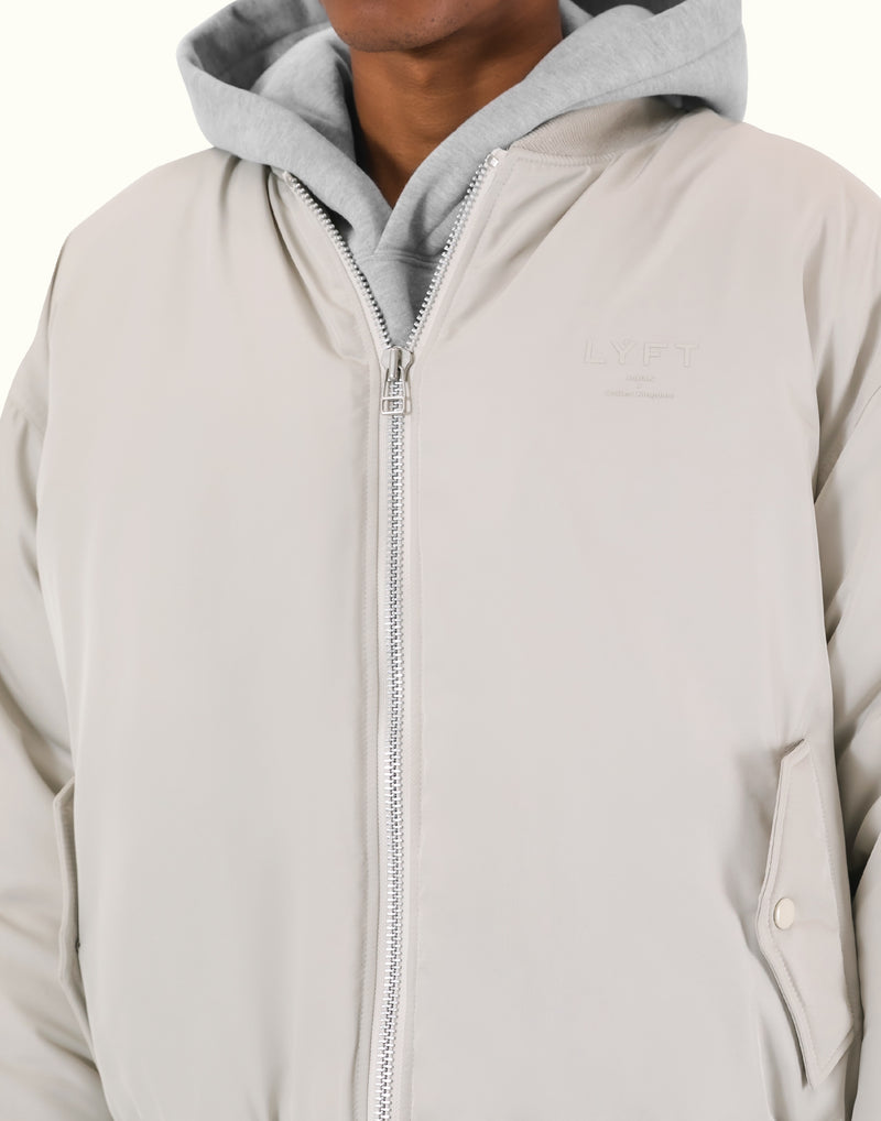 Oversize Puffer Jacket - Ivory – LÝFT
