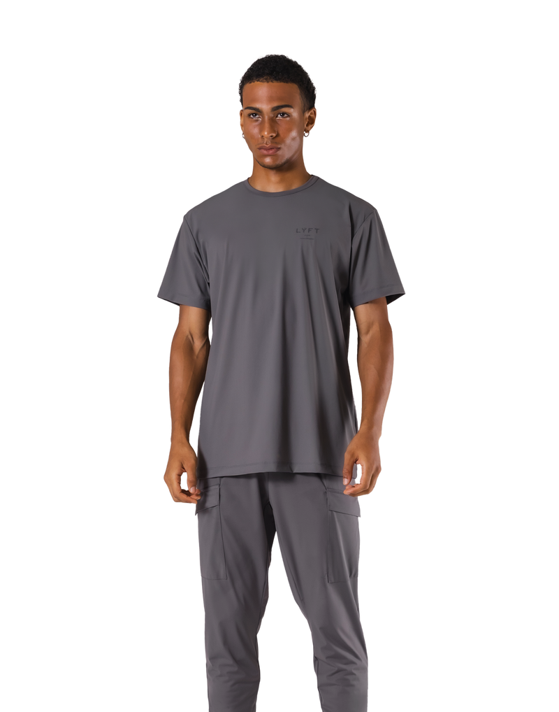 Stretch Nylon Standard T-Shirt - D.Grey – LÝFT
