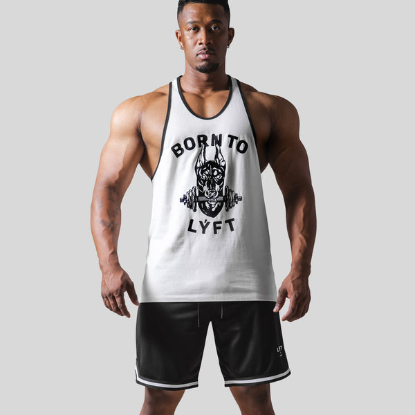 Dog Graphic Training Tanktop - White – LÝFT