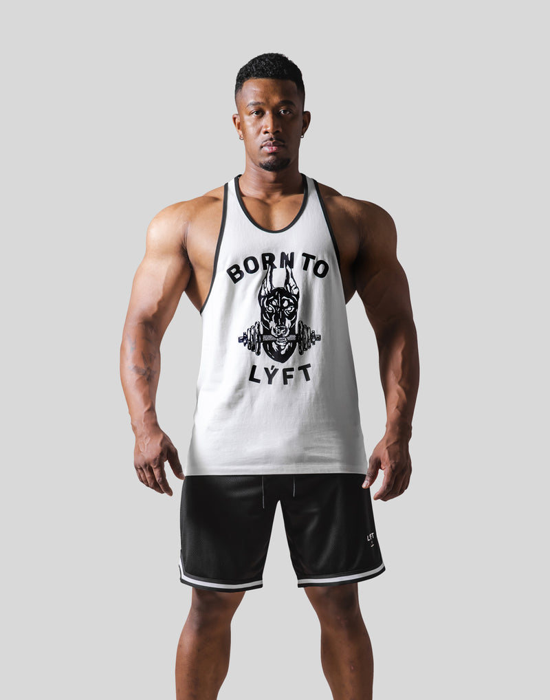 Dog Graphic Training Tanktop - White – LÝFT