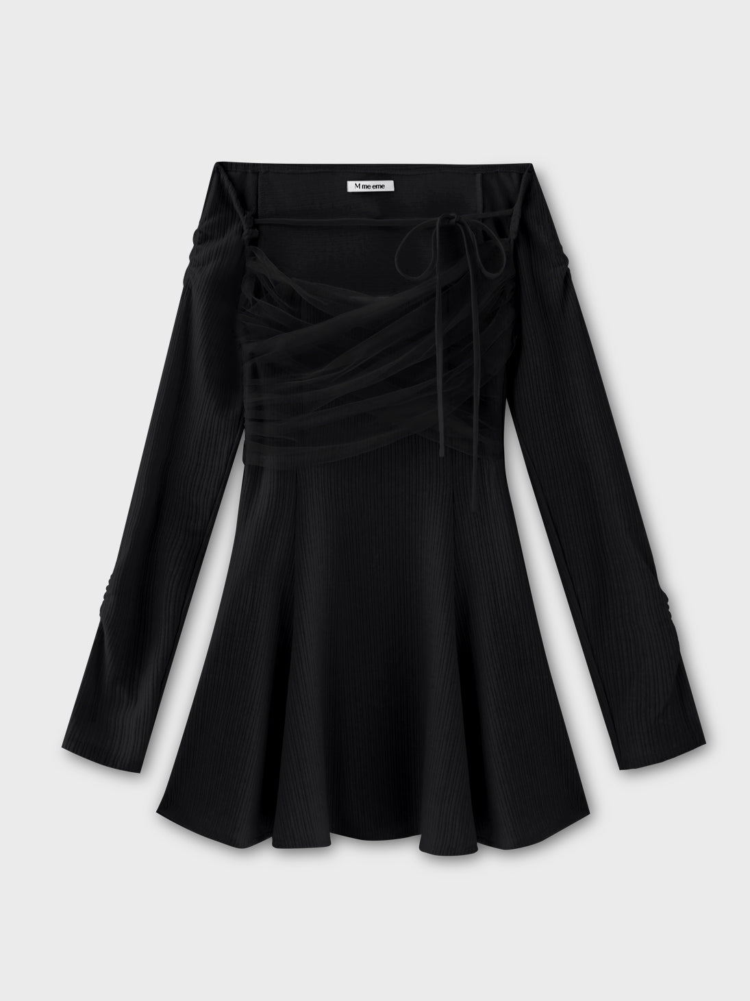 Cross tulle flare mini onepiece(eme10736) – M me eme