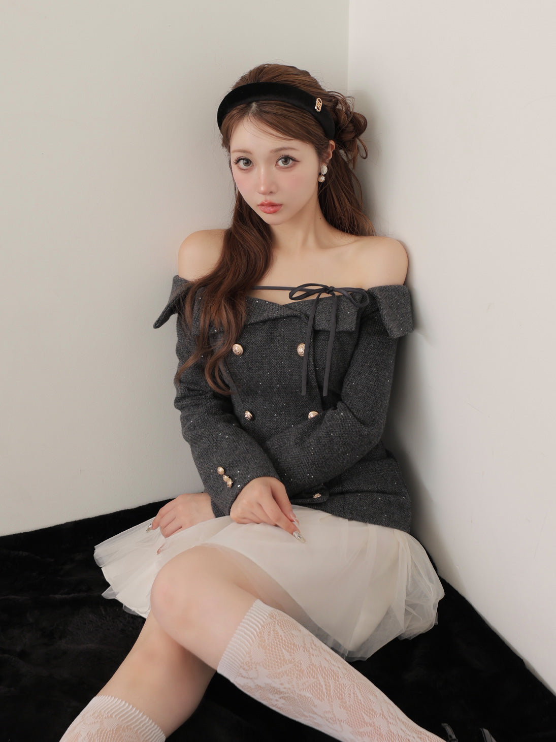エムミーエメ Maison tweed mini onepiece mmeeme ONE PIECE – M me eme