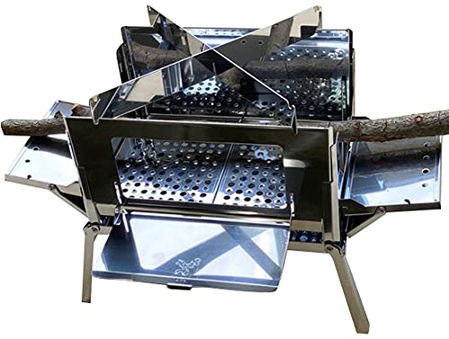 Amazon | 【焚火台オブザイヤー受賞】笑's コンパクト焚き火グリル