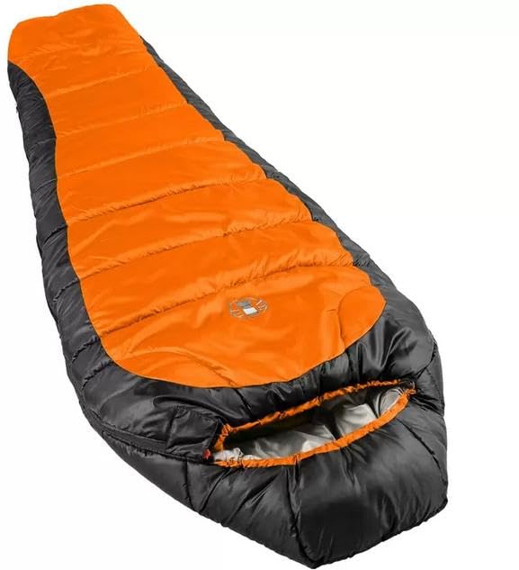 Amazon.co.jp: Coleman コールマン ノースリム マミー型 寝袋 オレンジ