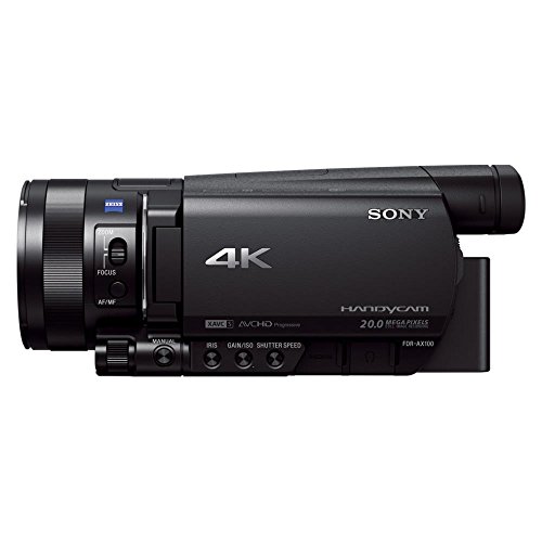 Sony FDR-AX100 4K Ultra HD Camcorder / Videokamera, Schwarz
