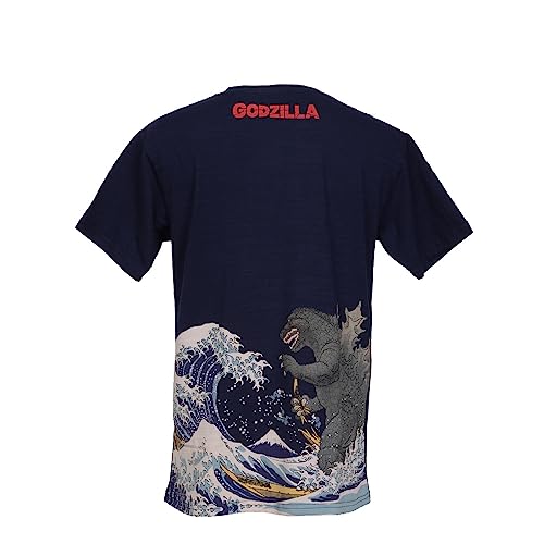 Amazon.com: Godzilla T-Shirt Thirty-six Views of Mt. Fuji Hokusai