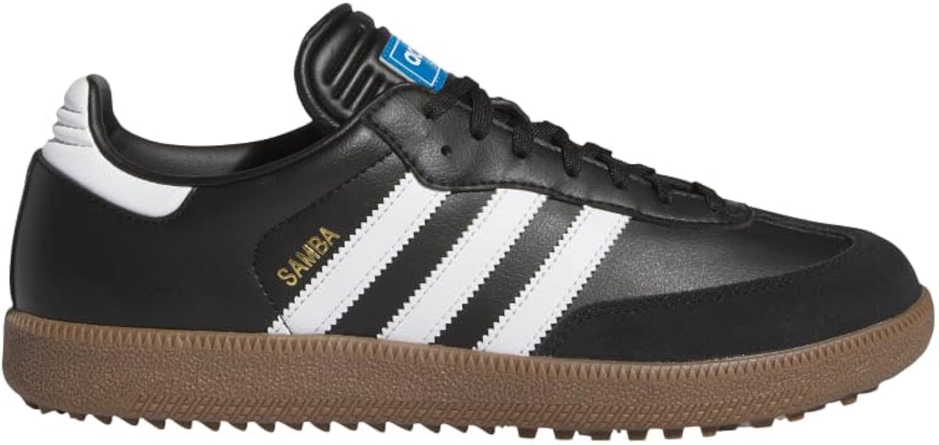 Amazon.com | adidas Samba Golf Shoes Black/White/Gum | Golf