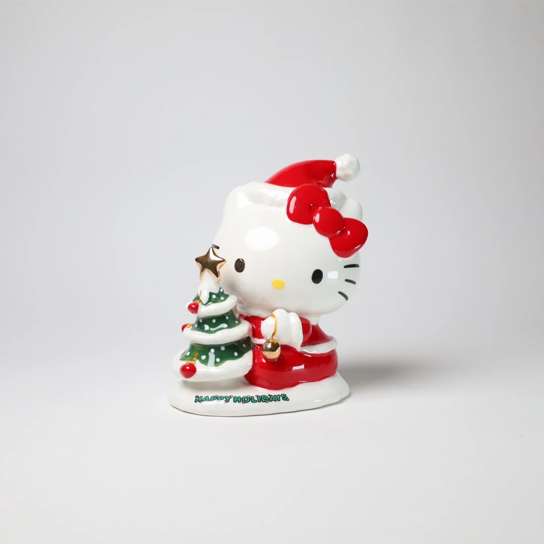 Amazon.com: Hello Kitty with Tree Figurine with Gold Trim, 4.88