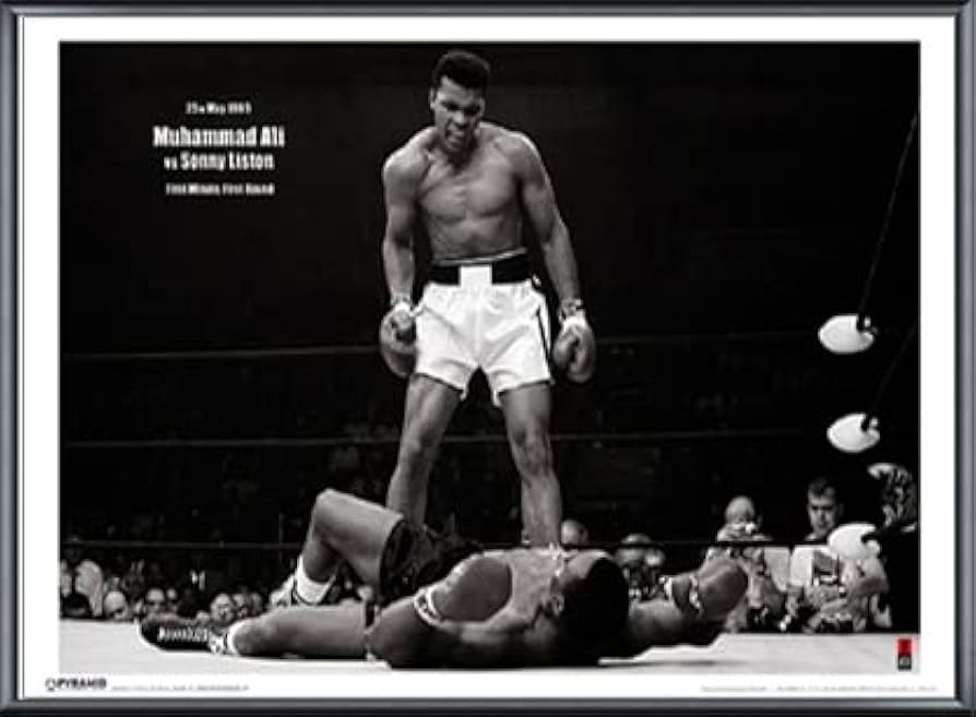 Amazon｜ポスター モハメド アリ モハメド・アリ対ソニー・リストン