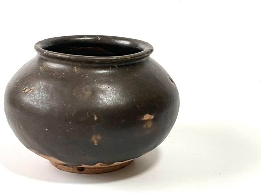 黒釉李朝油壺 木箱付き アウトレット ショップ 通販ホビー・楽器