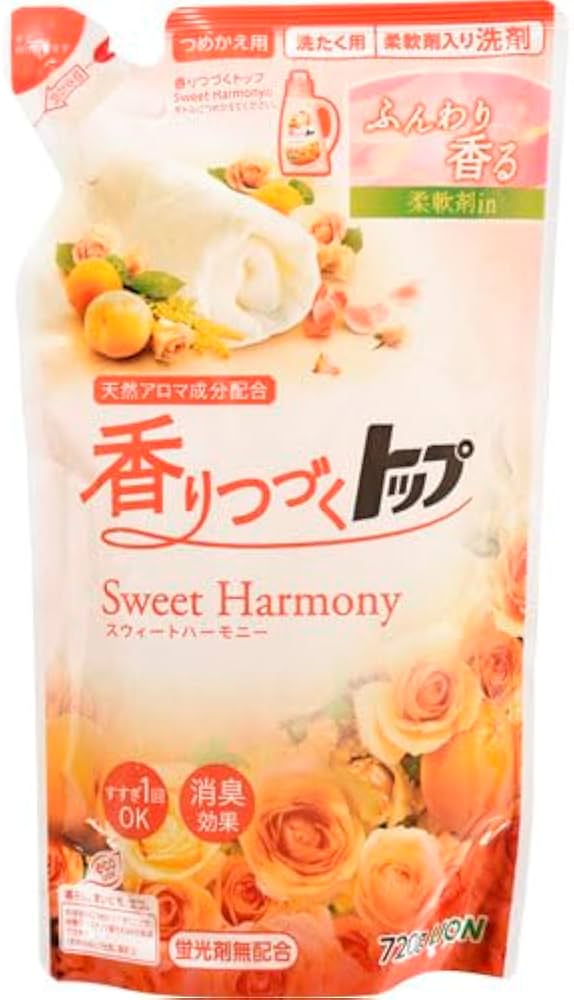 Amazon | ライオン 香りつづくトップ スウィートハーモニー 詰替 720g