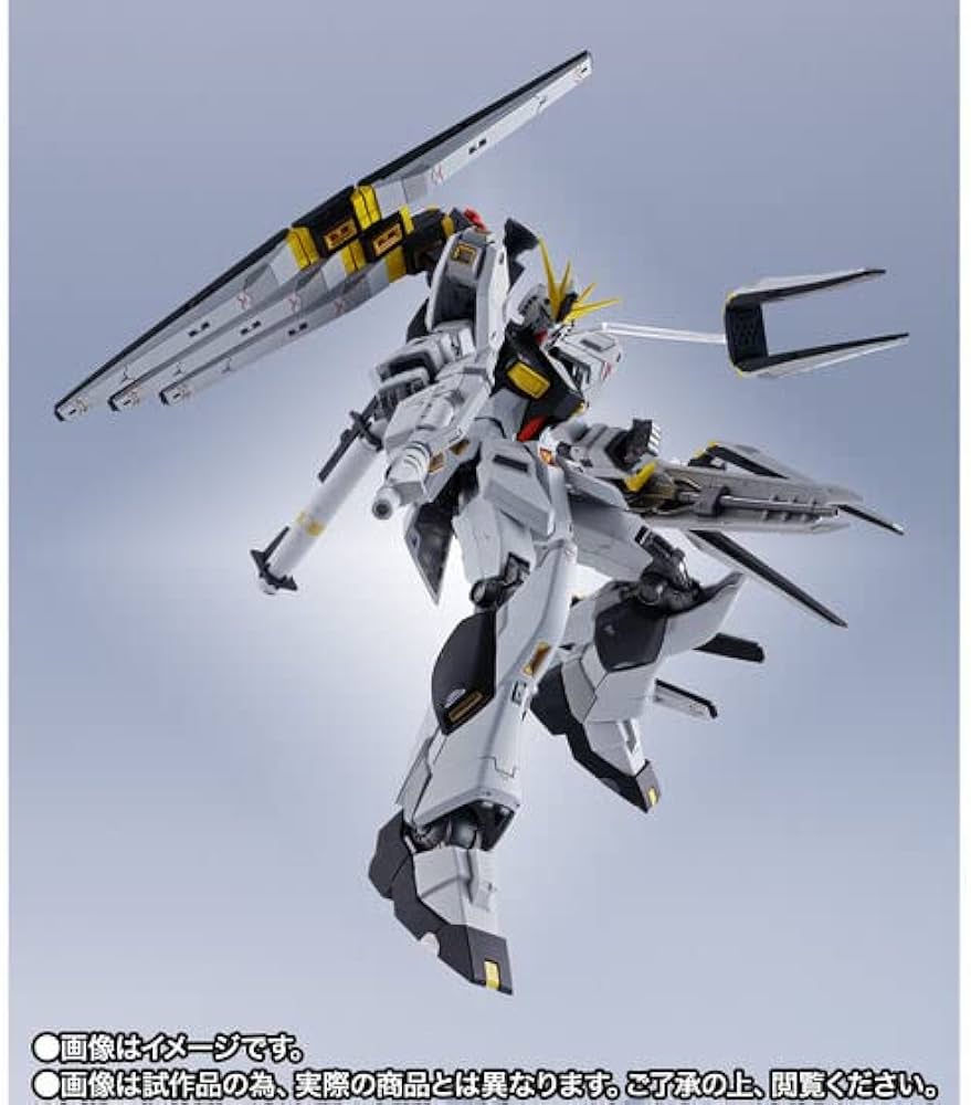 メタルロボット魂 νガンダム ダブルフィンファンネル装備型と光る