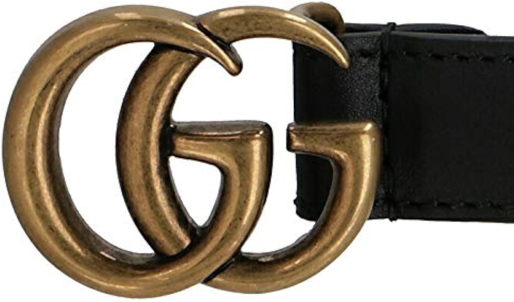 Amazon | [グッチ] ダブルG バックル レザーベルト レディース 65cm