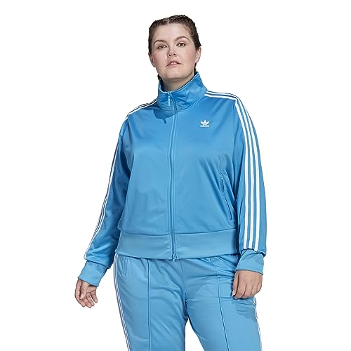 adidas Originals Plus Size Firebird Primeblue Track Top Sky Rush