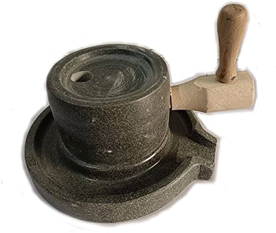 Amazon | 昔ながらの 石臼 ひきうす 石うす 製粉器 粉 ミル 小麦 お茶