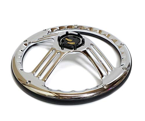 MOMO ピロータレザーステアリングハンドル