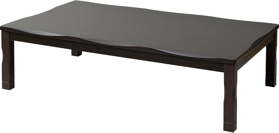 Amazon | [山善] 家具調 こたつ テーブル 幅150×奥行90cm 長方形 天然