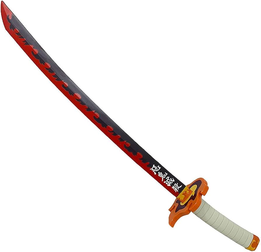 Amazon.co.jp: 鬼滅の刃 煉獄杏寿郎の日輪刀 50cm PVC コレクション