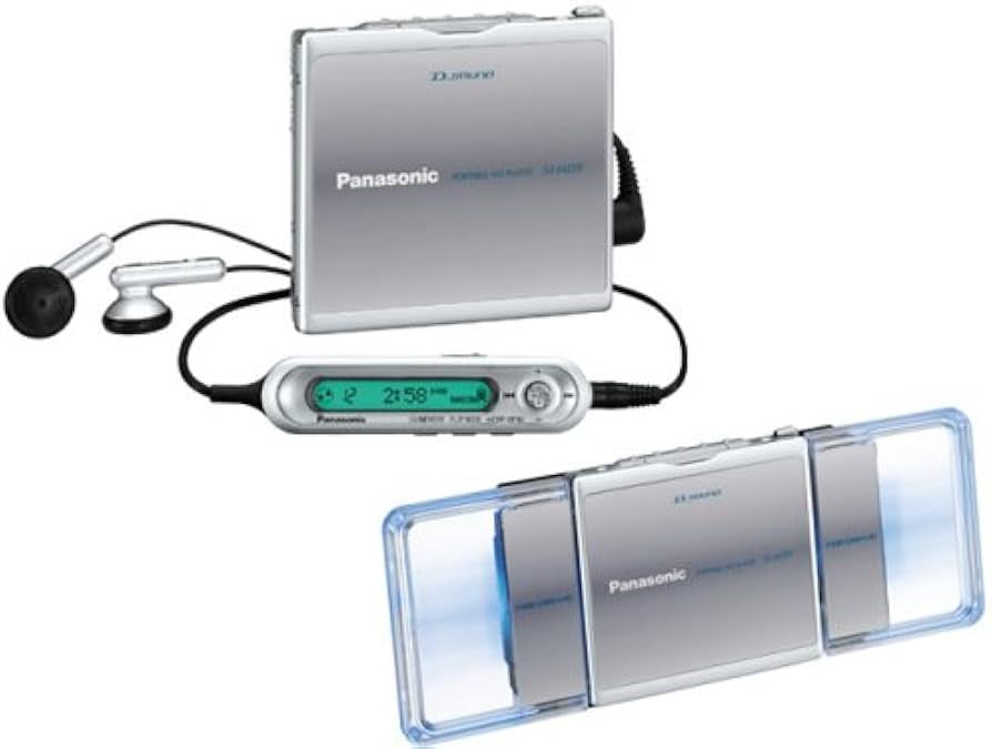 Amazon.co.jp: パナソニック ポータブルMDプレーヤー シルバー SJ-MJ59
