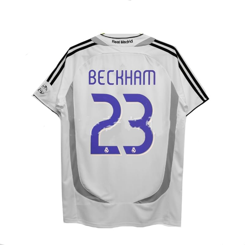 06-07 レアル・マドリード 23番 長袖 シャツBECKHAM ベッカム 06-07
