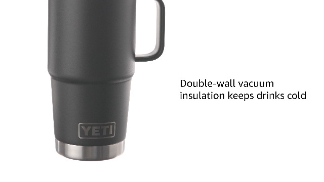 Amazon.com: YETI Rambler 20 oz Travel Mug, Stainless Steel, Vacuum