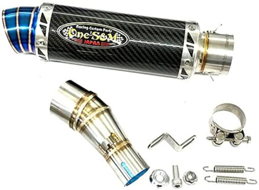 Amazon | W2‐174CB 純正エキパイ専用 50.8mm 50.8φ マフラー 中間