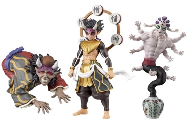 Amazon.co.jp: 鬼滅*の刃 フィギュア 鬼ノ装 半天狗・憎珀天・玉壺 全3