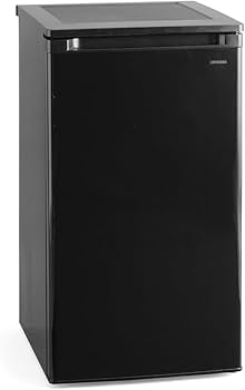 Amazon.co.jp: アイリスオーヤマ 冷凍庫 60L ブラック IUSD-6B-B 前