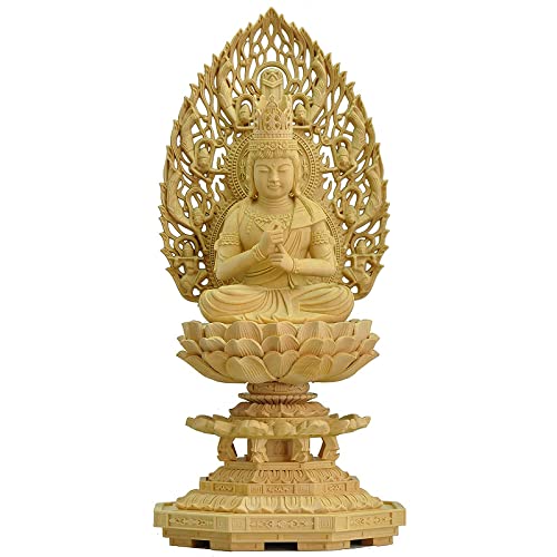 128000円□高級柘植仏像□A3 大黒天 大日如来 鬼子母神 弥勒菩薩 立像