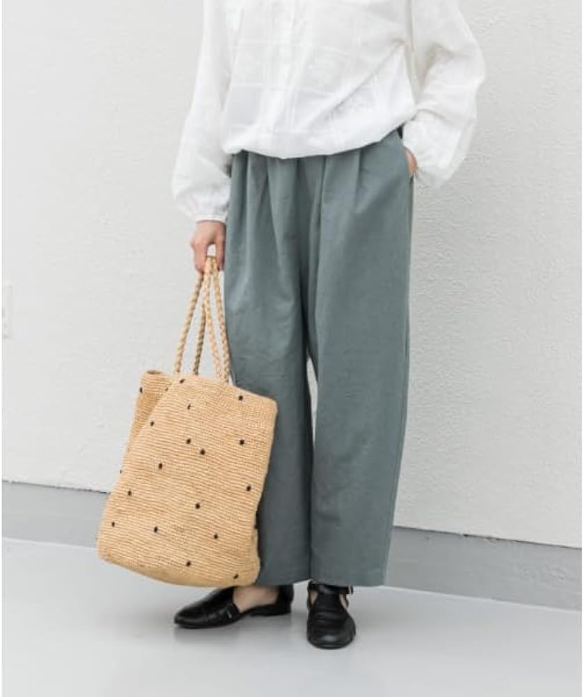 Amazon | [かぐれ] コットンリネンラミーサルエルパンツ NATURAL FREE