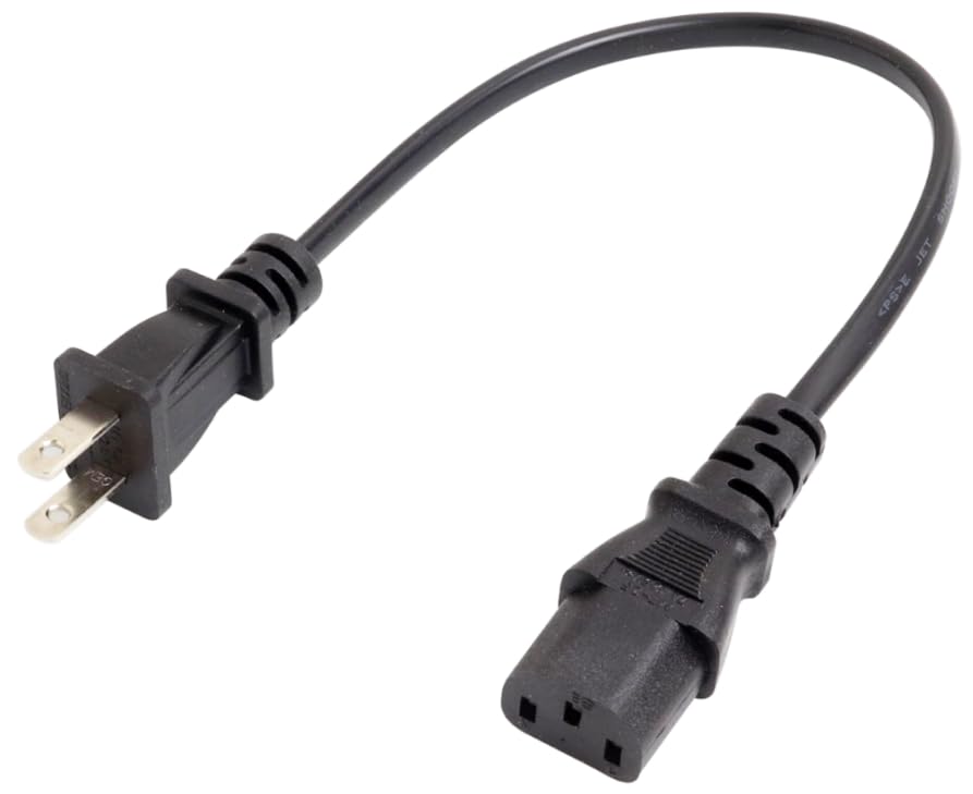 Amazon.co.jp: オーディオファン 電源ケーブル 短い 3ピン ソケット