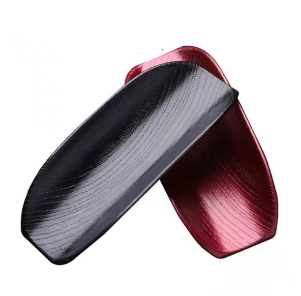 Amazon｜おしぼりトレイ おしぼり置き プラスチック製 木目調 おしぼり