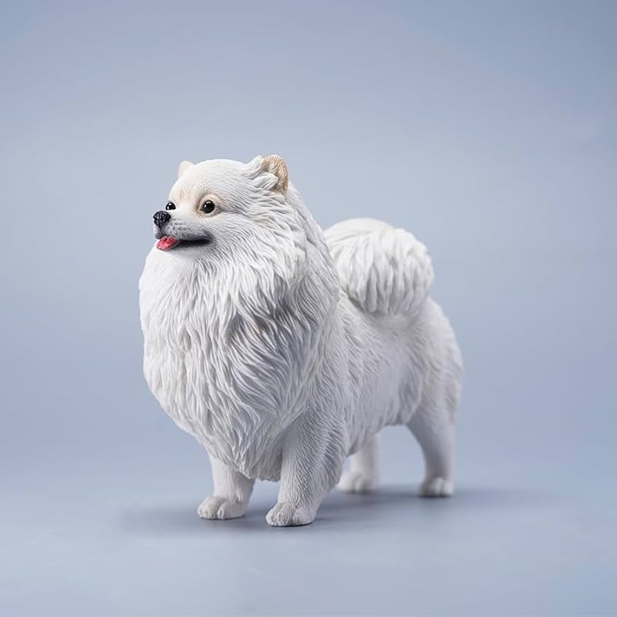 Amazon.com: MMOS X JXK Pomeranian Dog Statue Dog Figurine for