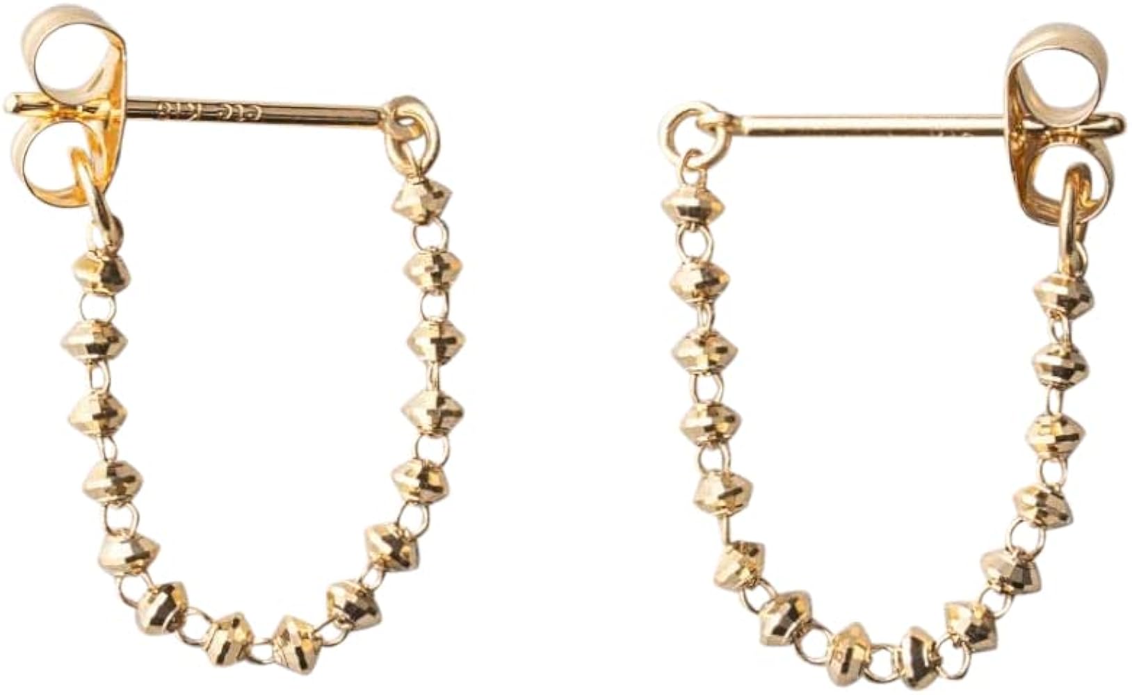 Amazon | (エテ) ete K18YGグレイン ピアス 270414 FREE イエロー