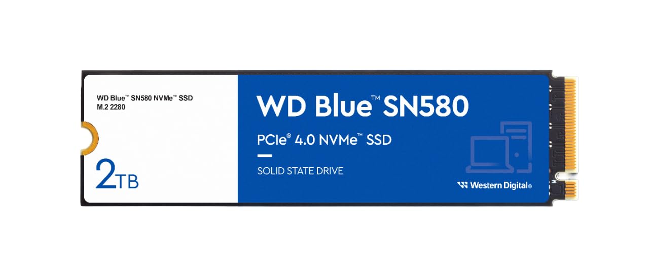 Amazon.com: Western Digital 2TB WD Blue SN580 NVMe Internal Solid