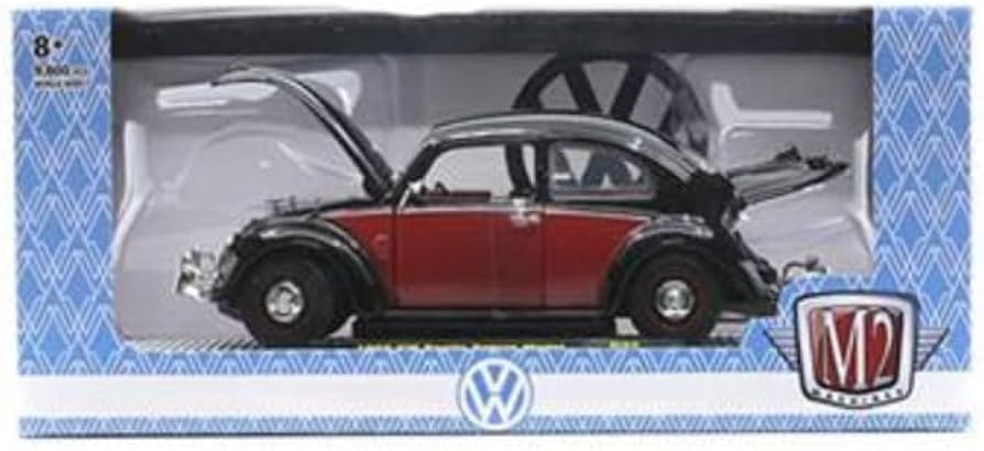 Amazon | ミニカー 1/24 M2 1952 VW フォルクスワーゲン ビートル 赤