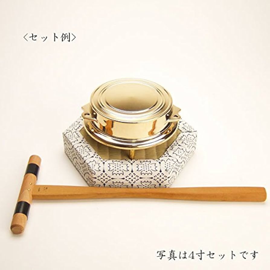 Amazon｜仏具 鉦吾撥(一心撞木)5.6打 全長約29.0cm｜木魚・木柾