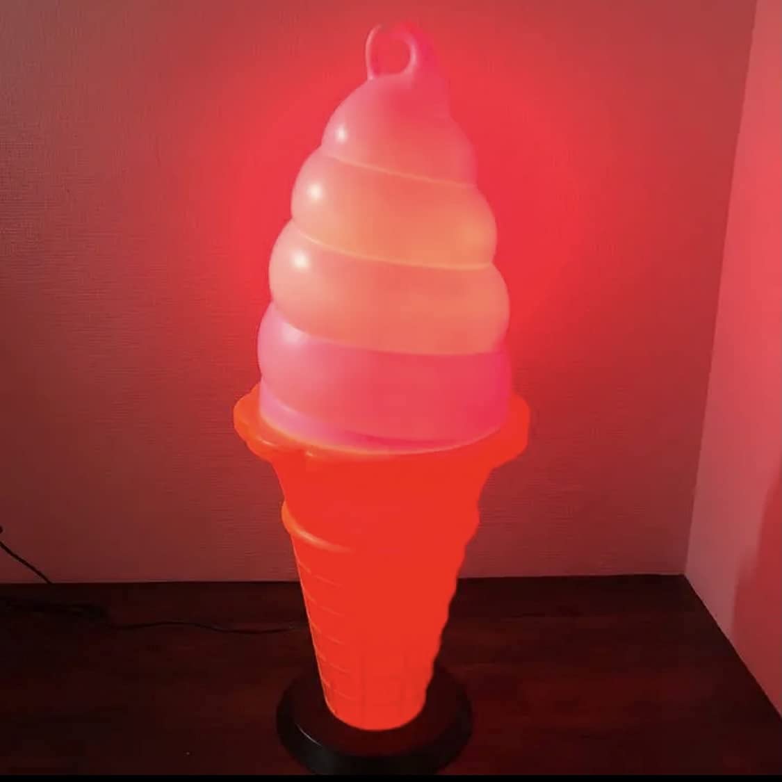 Amazon.co.jp: 【高さ95㎝】ソフトクリーム ライト ランプ 照明 業務