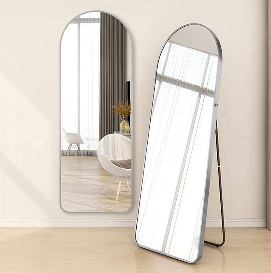 Amazon.co.jp: ミラエート アーチ型全身鏡【飛散防止】 姿見鏡