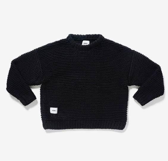 Amazon.co.jp: 2022AW WTAPS MEDIEVAL SWEATER ACRYLIC BLACK