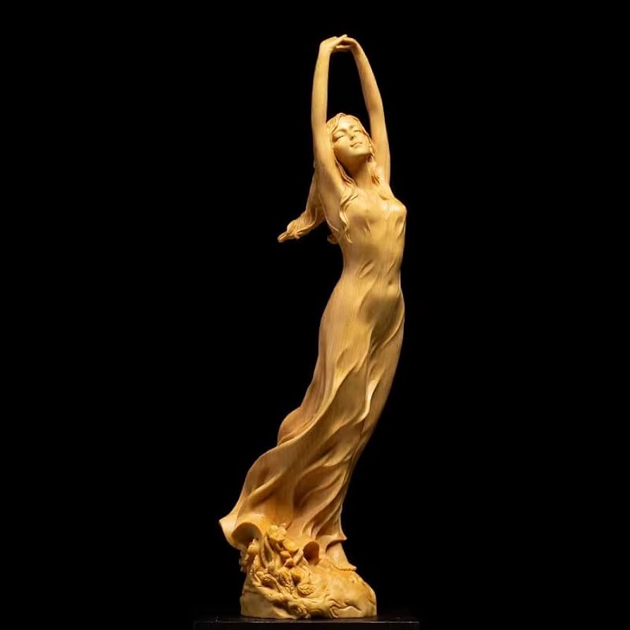 Amazon.co.jp: 【極上の木彫】 美少女 ◇美女◇女神◇ヌード◇美少女