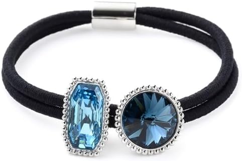 コンプレックスビズ Swarovski 青系クリスタル バレッタ