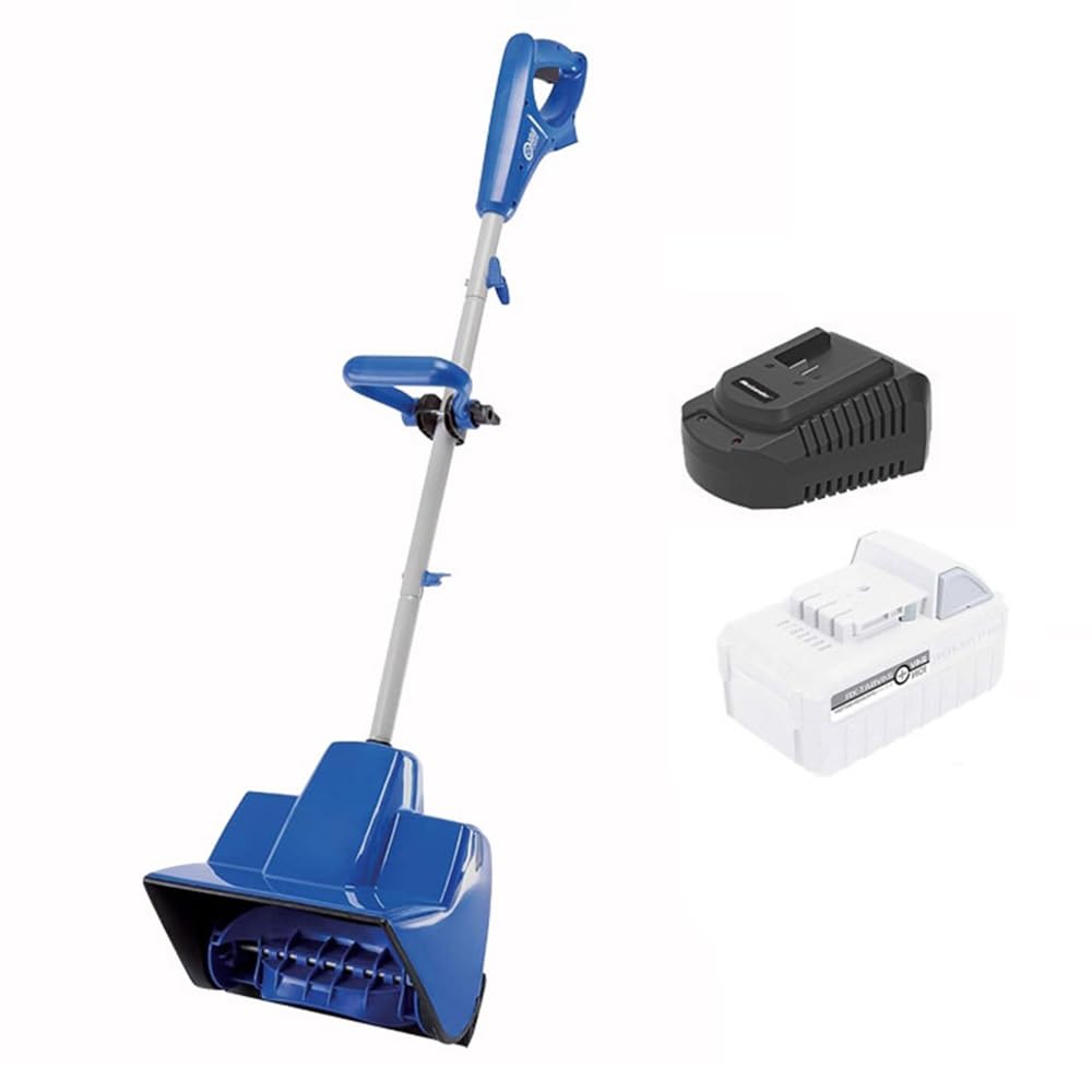 Amazon.co.jp: 電動除雪機 コードレススノーショベル 4000 mAh 充電式